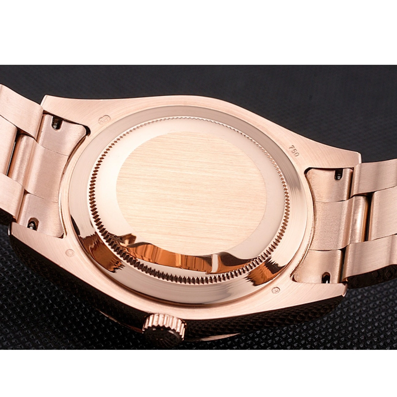 Aaa fake watches Dweller Case Rolex Gold Dial Rose Bracelet And Sky Rose Gold 0722